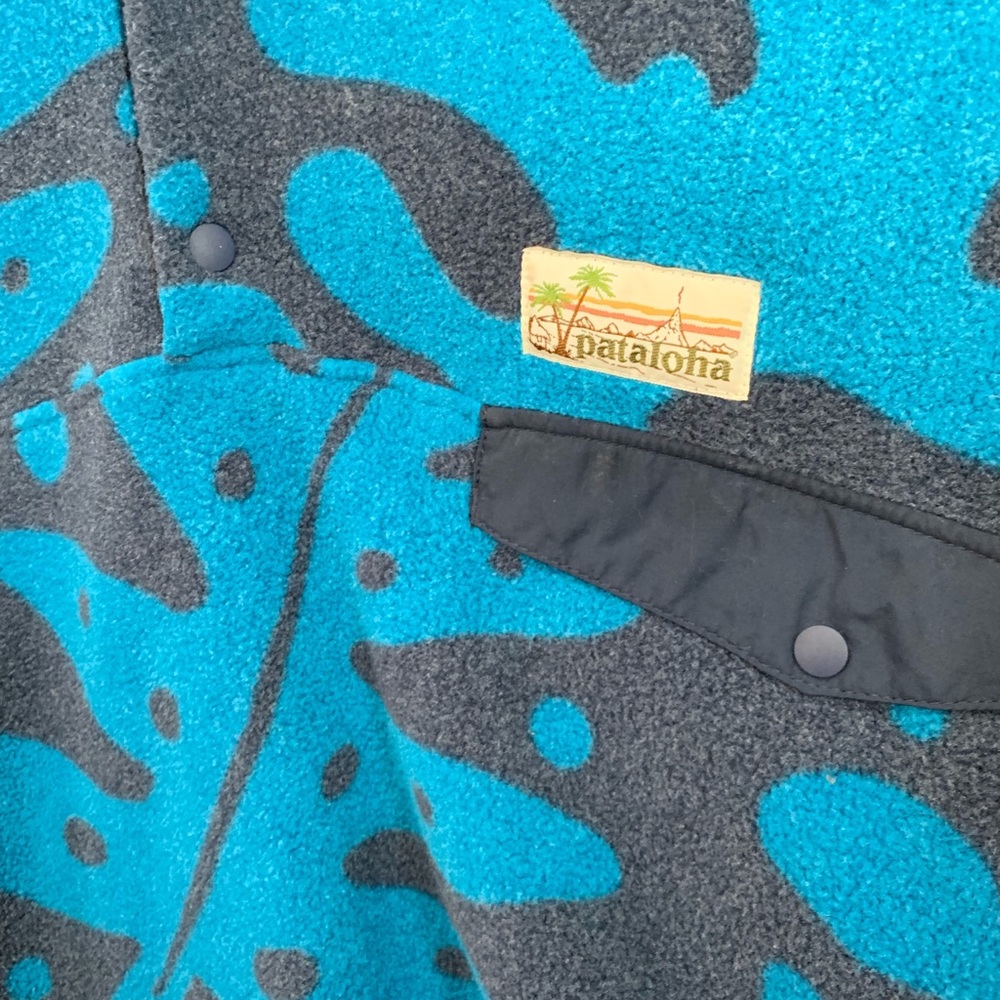 Patagonia Synchilla Snap Tool Big Sur Blue XL - Picture 2 of 3